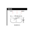 Hawk Wilwood Type 6712 DTC-60 Brake Pads