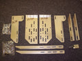 0105 GM FS HD 8FT BED DUALLY GLASTEP WING BOARDS(BRKTS SOLD SEP)