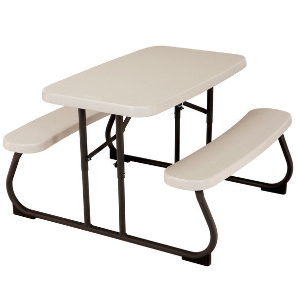 LIFETIME CHILDRENS RECTANGLE PICNIC TABLE ALMOND