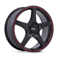 PE003 18X8 5X110/115 M-BLK RD-LP 40