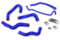 HPS Performance Blue Reinforced Silicone Radiator Hose Kit Coolant for Ford 05-06 Mustang V8