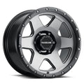Aluminum Wheels 18x9 Boost 946G Satin Gunmetal Gray 6 Spoke -12 Offset 5 on 139.7 Bolt Pattern 107.95 Bore Raceline