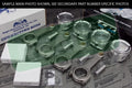 CP Piston & Ring Set Acura/Honda K24 w/ K20A/A2/A3 Bore (87.5mm)-Size (+0.5mm)-CR (10:0)-SINGLE