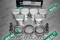 CP Piston & Ring Set for Nissan RB26DETT - Bore (86.5mm) - Size (+0.5mm) - CR (9.0) - Single Piston