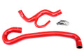 HPS Performance Red Reinforced Silicone Radiator Hose Kit Coolant for Jeep 12-18 Grand Cherokee WK2 SRT8 6.4L