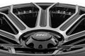 Rough Country 89 Series Wheel One-Piece Black Machined Gun Metal 17x9 6x5.5 -12mm