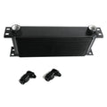 16 ROW SERIES 10000 STACK PLATE COOLER 90DEG SWIVEL 6AN FITTING ALUMINUM