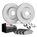 DFC 21-26 Genesis G80 Rear Geospec Rotors with 5000 Advanced Brake Pads w/Hardware