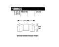 Hawk 15-17 Ford Mustang Brembo Package HP Plus Front Brake Pads