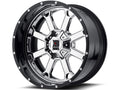 XD202 22X12 5X5.0/5.5 BLK MILL CHR LP -44MM