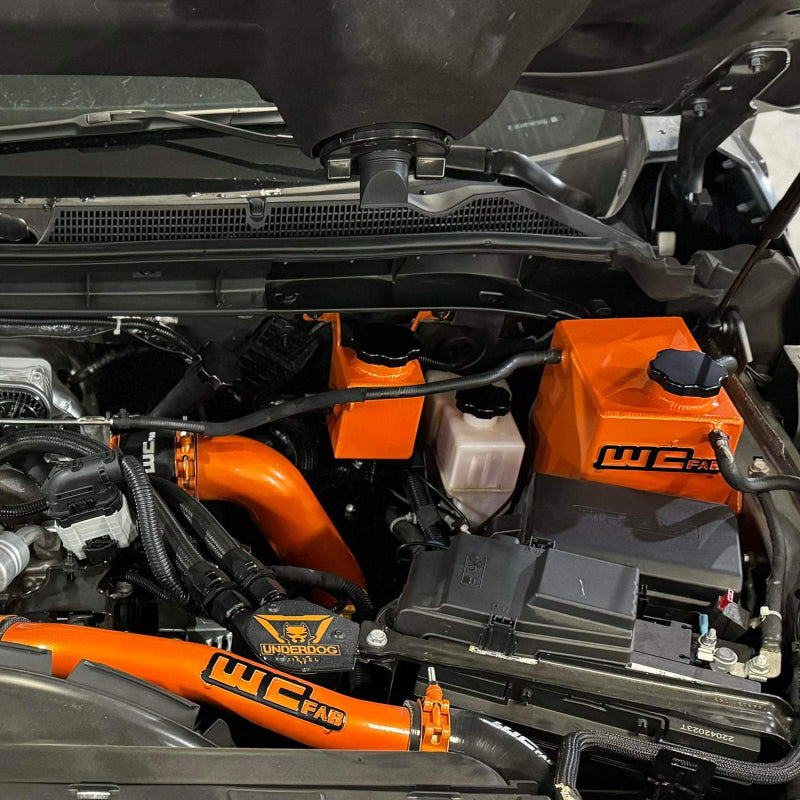 Auxiliary Coolant Tank Kit for 2020-2024 Duramax L5P Gun Metal