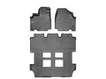 WeatherTech Black Front and Rear Floorliners Fits -20-23 Metris 44873-1-2
