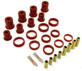 Suspension Control Arm Bushing Kit, Front, Red; 84-01 Jeep Cherokee XJ