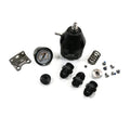 DeatschWerks DWR1000 AFPR + Pressure Gauge + 8AN & 6AN Fittings - Anodized Black