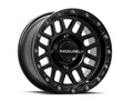 Aluminum Wheels 14x7 Podium Beadlock UTV A93B Satin Black 10 Offset 4 on 110 Bolt Pattern Raceline