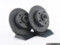 Hawk Talon 1992 Volkswagen Corrado Drilled and Slotted Rear Brake Rotor Set