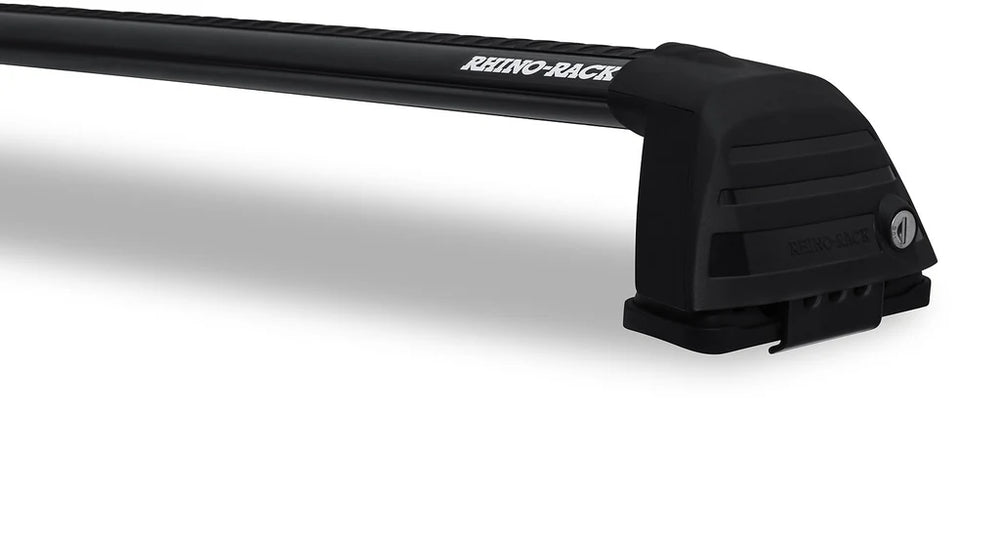 ~(14 lbs. 57X7X6)~ Vortex ROC25 Flush Black 1 Bar Roof Rack (Front)
