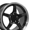 17 IN REPLICA WHEEL CV05 FITS CHEVROLET CORVETTE C5 RIM 17X9.5 CHROME WHEEL
