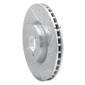 DFC 10-17 Land Rover Range Rover Front Right Drilled & Slotted Silver Brake Rotor