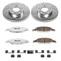 Power Stop 99-04 Ford Mustang Front Z26 Street Warrior Brake Kit