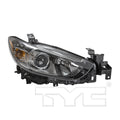 RH HEADLAMP LENS/HOUSING SEDAN; HALOGEN MAZDA 6 20142020