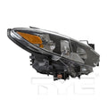 RH HEADLAMP LENS/HOUSING SEDAN; HALOGEN MAZDA 6 20142020