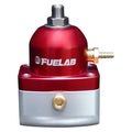 Fuelab 515 EFI Adjustable FPR 25-90 PSI (2) -6AN In (1) -6AN Return - Red