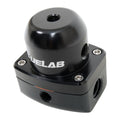 Fuelab 525 EFI Adjustable FPR In-Line Large Seat 25-90 PSI (1) -6AN In (1) -6AN Return - Red