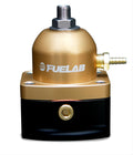 Fuelab 515 EFI Adjustable FPR 90-125 PSI (2) -6AN In (1) -6AN Return - Gold