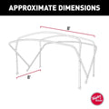8FT X 8FT X 1.25IN ALUMINUM BIMINI FRAME ONLY