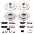 Power Stop 90-94 Eagle Talon Front & Rear Z17 Evolution Geomet Coated Brake Kit