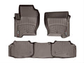 WeatherTech Cocoa Front and Rear Floorliners Fits -20-16 LR4 Discovery 4 47362-1-3