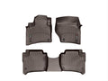 WeatherTech Cocoa Front and Rear Floorliners Fits -20-15 Cayenne 47333-1-2