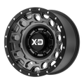 XD129 17X9 8X6.5 M-GRY BLK-RING -12MM