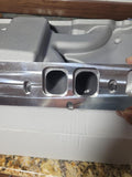 Moroso GM BBC Oval Port Intake Manifold Spacers - Machined Aluminum