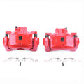 Power Stop 06-12 Mitsubishi Eclipse Front Red Caliper - Pair w/Bracket