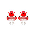 Power Stop 06-12 Mitsubishi Eclipse Front Red Caliper - Pair w/Bracket