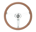 NRG Reinforced Steering Wheel (380mm/1in. Deep) Perforated Brown Leather