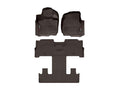 WeatherTech Cocoa Front and Rear Floorliners Fits -21-22 Expedition Max 471665-1-5