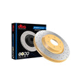 DBA 01-05 Toyota RAV4 Front Drilled & Slotted Street Series Rotor