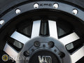 XD128 17X9 5X5.0 MACH BLK-RING -12MM