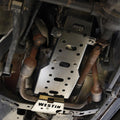 Westin/Snyper 07-11 Jeep Wrangler Transmission Pan Skid Plate - Textured Black