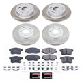 Power Stop 08-10 Honda Accord Front and Rear Semi-Coated Rotor Kit