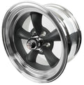 AMERICAN RACING VINTAGE VN105D 16X8 5X4.75 GRAY MACH-LP -12MM - VN1056861