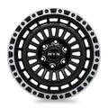 MOAB 17X9 6X139.7 ET0 CB106.1 GLOSS BLACK MACHINED LIP
