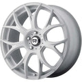 MR126 20X8.5 5X108 M-WHT/MILL +38MM