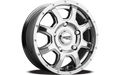 MO970 16x8 6x135.00/6x139.70 SATIN BLACK MILLED (0 mm)
