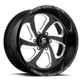 D587 18X9 8X6.5 GL-BLK-MIL 20MM