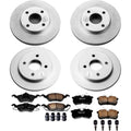 Power Stop 01-04 Ford Focus Front & Rear Z17 Evolution Geomet Coated Brake Kit
