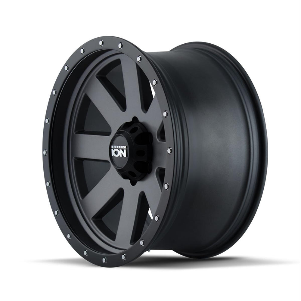 ~(39 lbs. 20X20X10)~ 134 (134) MATTE GUNMETAL/BLACK BEADLOCK 18X9 6-139.7 18MM 106MM